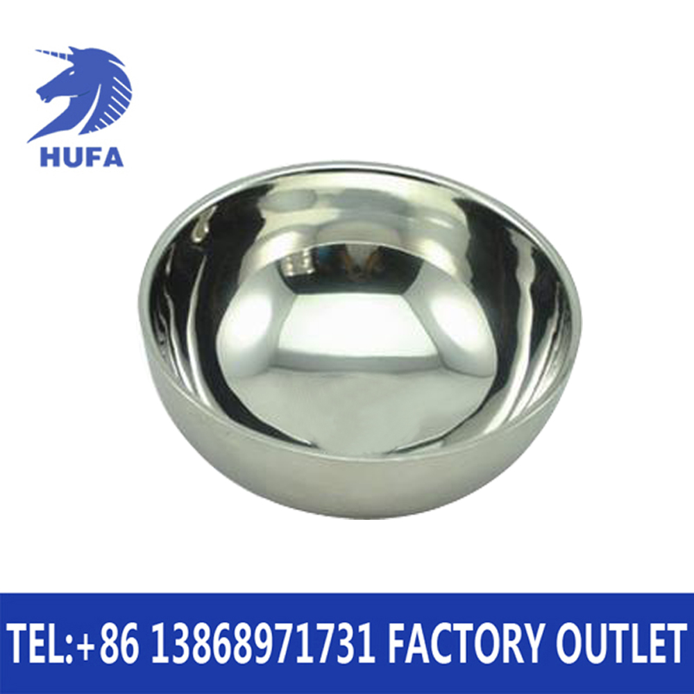 Cafeteria supplies: Stainless steel tableware, double-layer stainless steel heat-insulating bright bowls, welded edge bowls, children's bowls