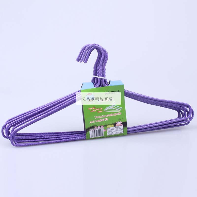 工厂直销衣架铁丝衣架塑料衣架钢丝衣架浸塑衣架套塑衣架干湿两用