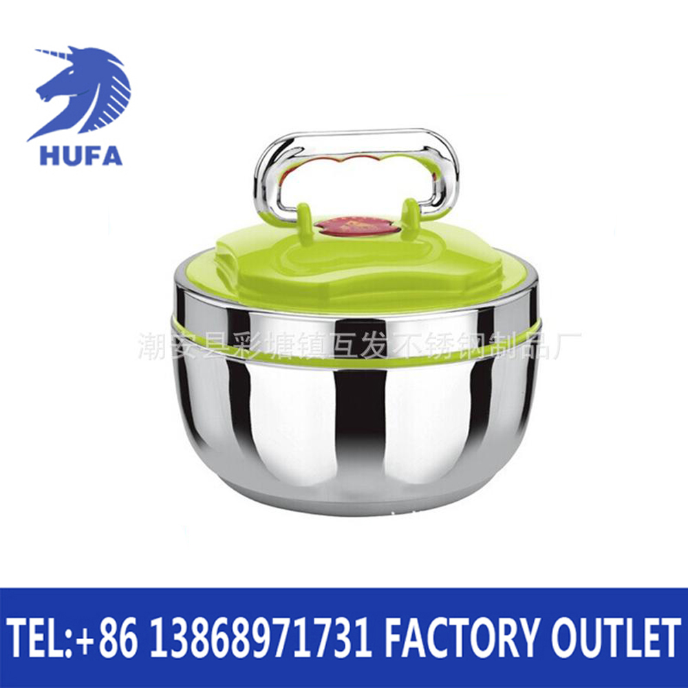Hong Kong-style round stainless steel lunch boxes, household lunch boxes, children's lunch boxes, lunch boxes