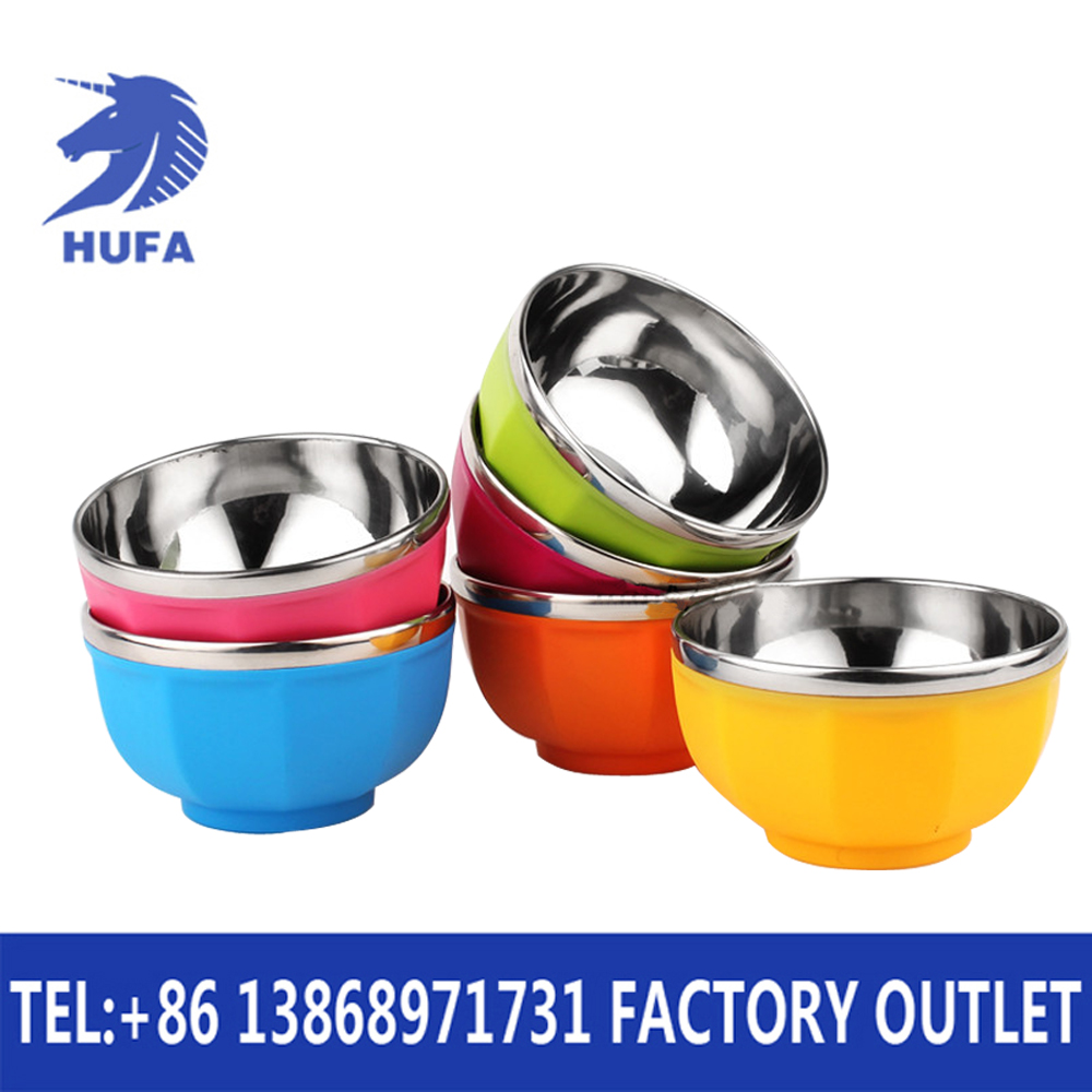 Factory direct sales of 6-piece set of colored children's bowls for retail, shockproof and heat-resistant Application Scenario