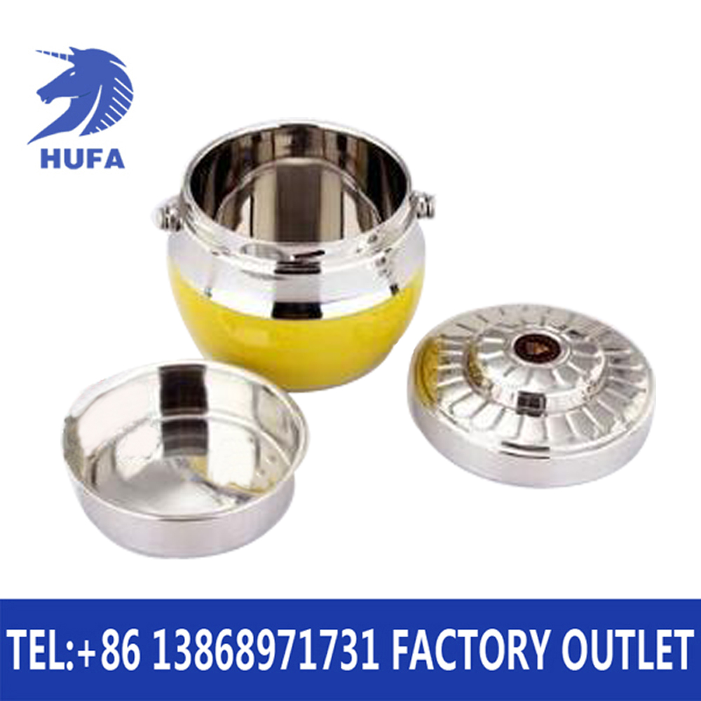 European-style colored stainless steel lunch box