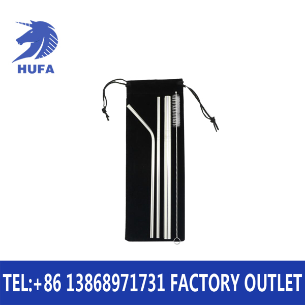 SWENO curved stainless steel straws, colorful curved stainless steel straws, juice straws, portable, easy to clean, reusable stainless steel straws, straight tubes, curved tubes, thick tubes, velvet bags