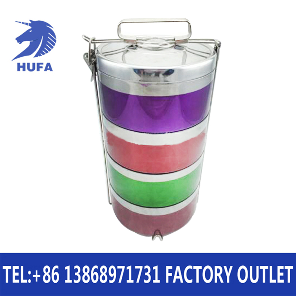 Multi-layer stainless steel lunch box