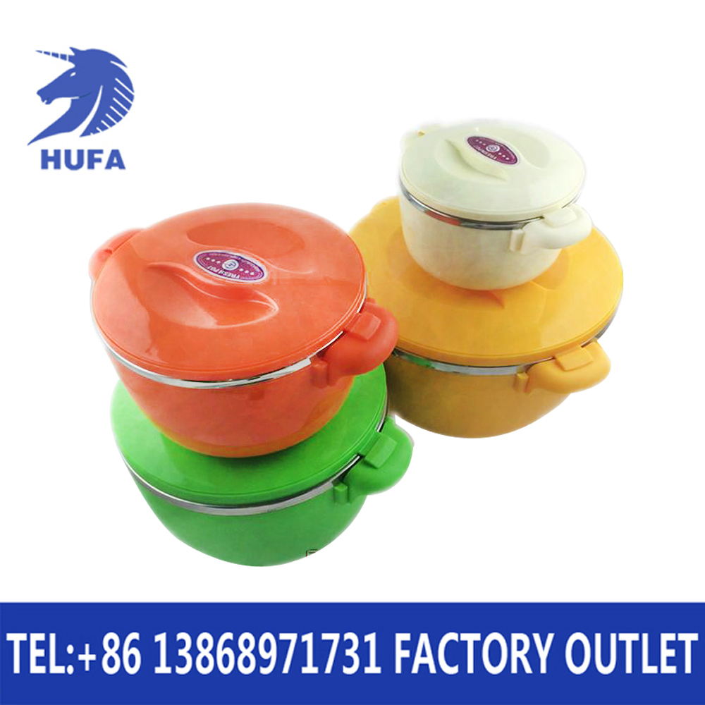 Korean-style stainless steel four-piece cooking pot, colored cooking pot, non-magnetic inner pot and fresh-keeping pot set details Picture