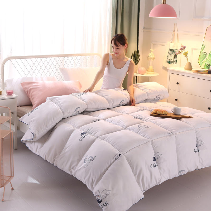ywxuege's new anti-down fabric down quilt for winter warmth - pink goose, pink feathers + goose Application Scenario