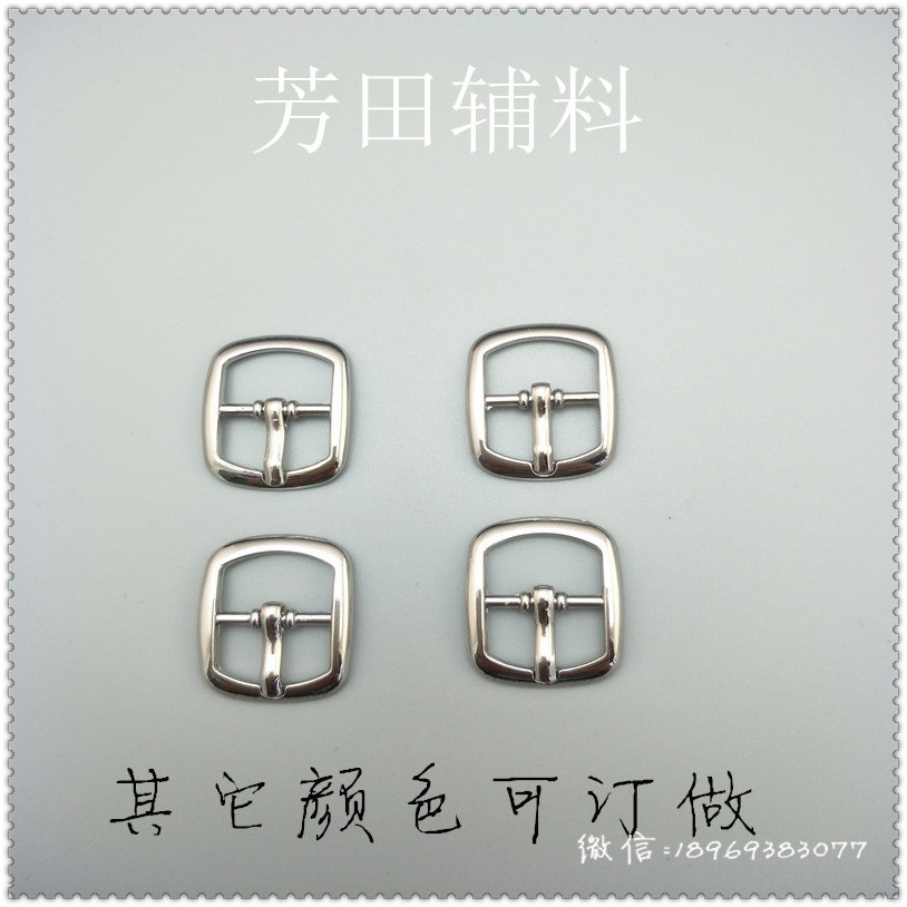 Inner diameter: 13mm, alloy white Japanese character buckle, three-position buckle, oval Japanese character buckle, belt buckle, bag buckle Specification image