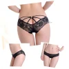 Circular rose hollowed-out low-waisted lace underwear for women, sexy underwear 557 details Picture