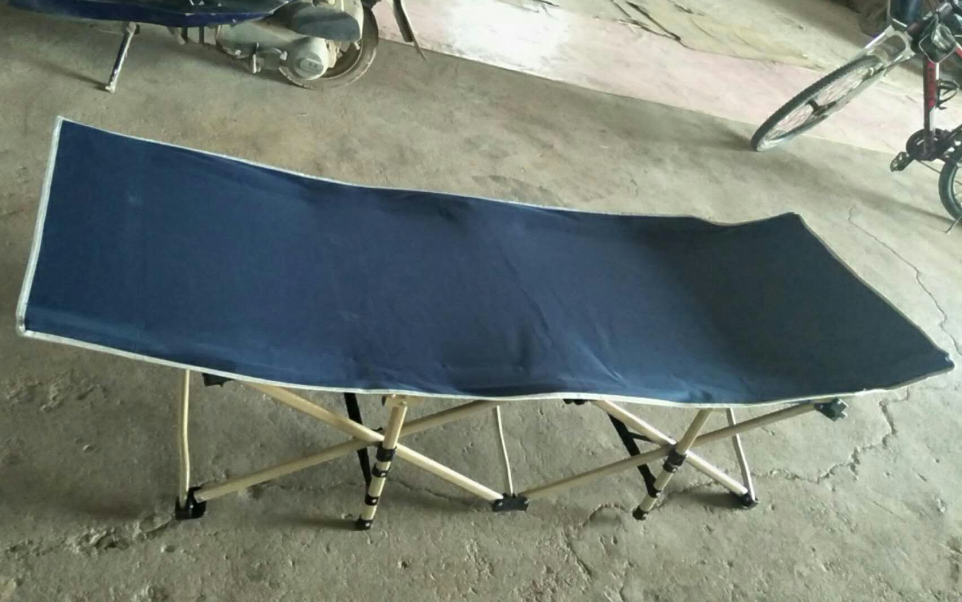 71cm flat tube 10-foot lunch bed foldable bed Single office collapsible camp bed foldable bed