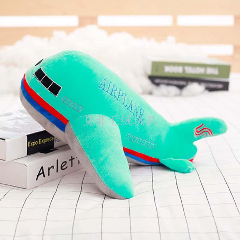 A new type of plush toy featuring a realistic aircraft model pillow Application Scenario