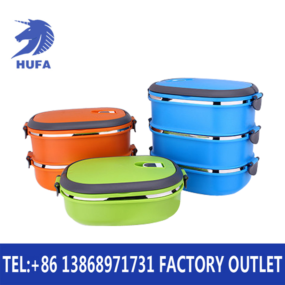 Stainless steel square lunch boxes, lunch boxes, colorful lunch boxes, student and children's lunch boxes Application Scenario