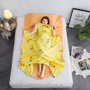 Bedding ywxuege Portable Hotel Sleeper Bag Travel Sleeper Bag Solid color Series - Large yellow Duck