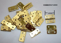 Packing box accessories small hinge Iron hinge wholesale flat hinge 6 minutes rounded corner 18*16MM small hinge