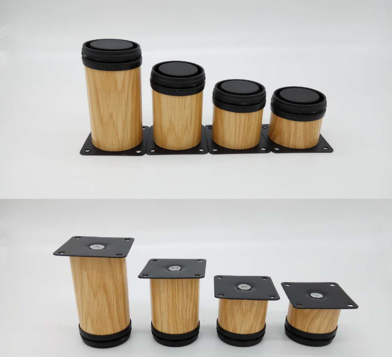 The manufacturer supplies imitation oak sofa legs, porcelain legs, frosted legs, wood grain legs, American-style sofa legs, and solid wood table legs