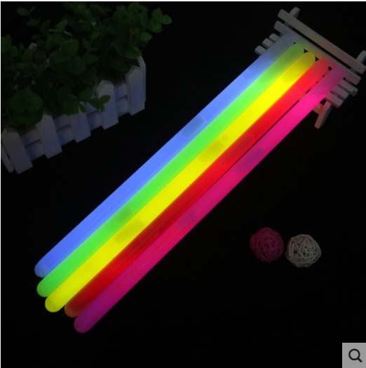 New bestsellers of large-sized glow-in-the-dark sticks, 10 pieces each, 15*350, for street vending. Glow-in-the-dark sticks and luminous sticks are selling well Specification drawing