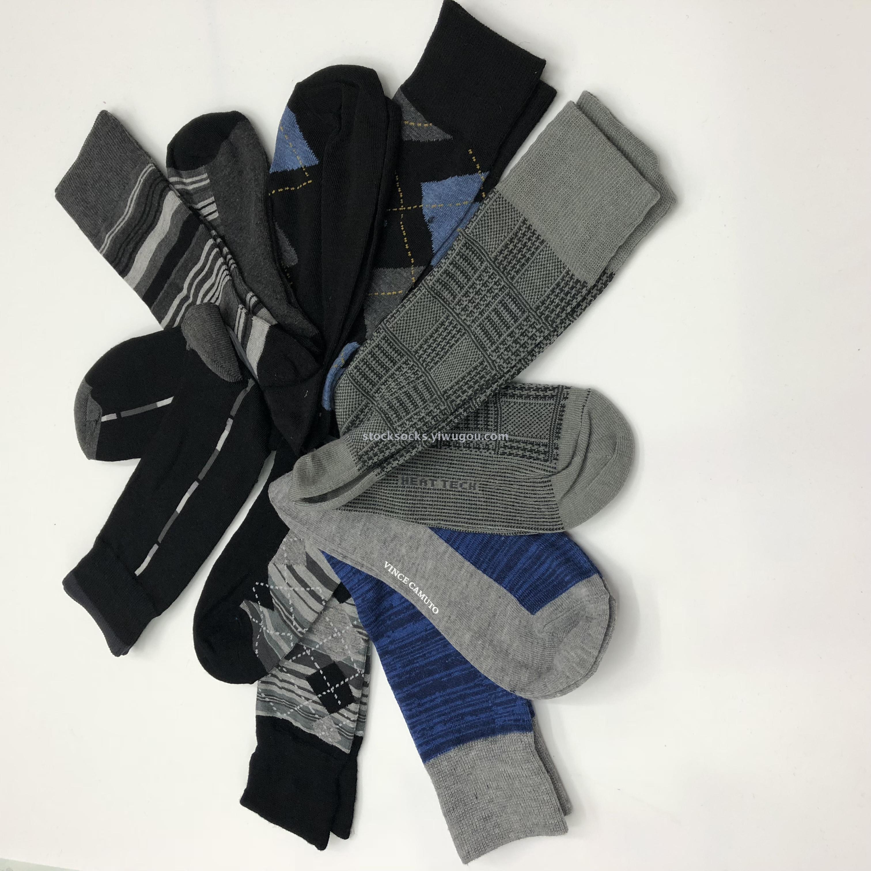 Street stall jacquard men's socks, gentleman's socks, casual socks, cotton socks, mid-calf socks, export socks, men's socks, shoes socks Application Scenario