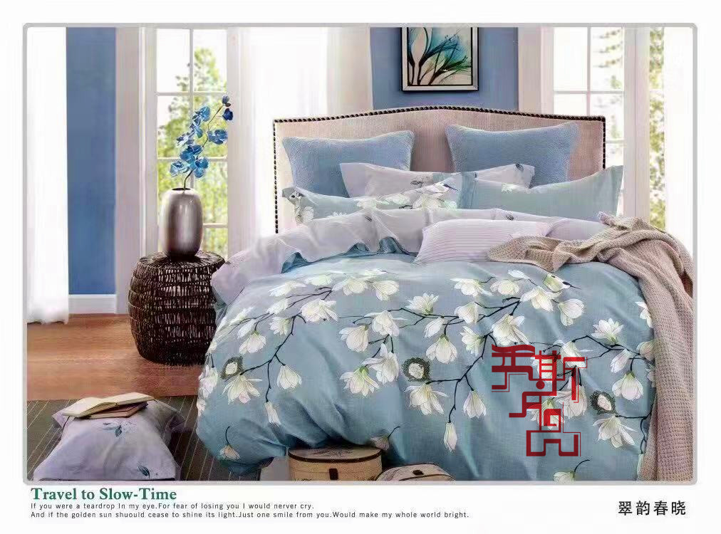 Xiusi Bedding, Xiusi Bedding Thickened Brushed Four-piece Set, Plant Cashmere Warm Four-piece Set Application Scenario