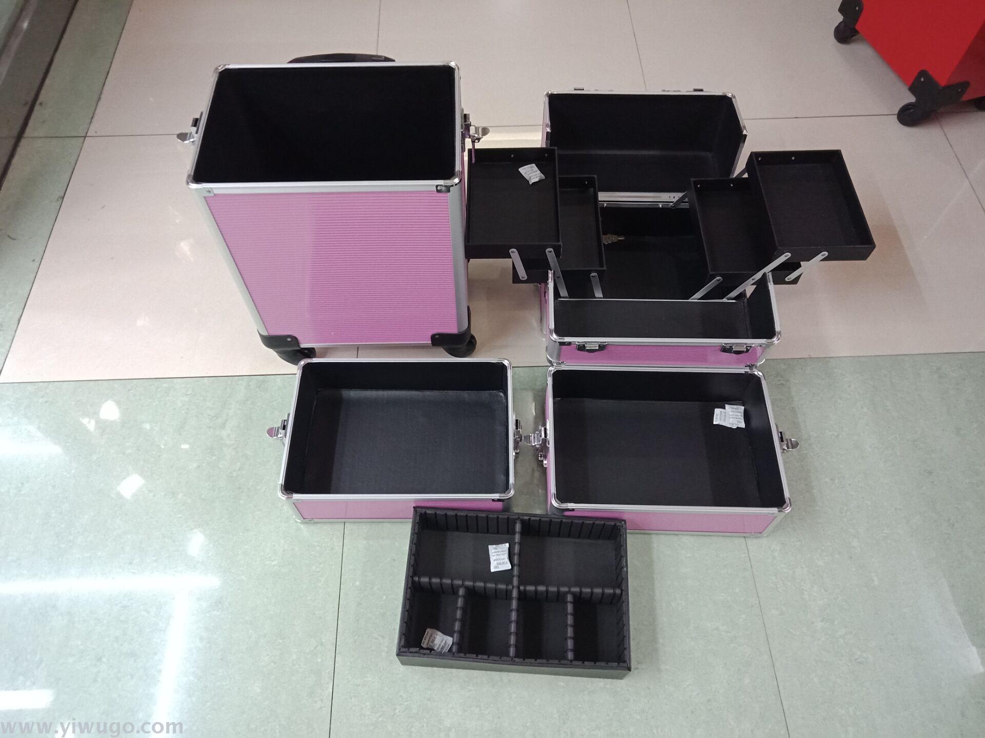 Professional handle makeup box, portable large-capacity follow-up makeup, nail art, tattoo, hair care and beauty, semi-permanent multi-layer toolbox details Picture