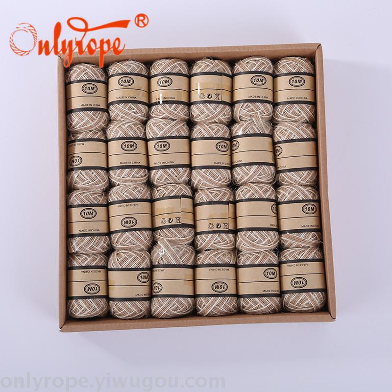 厂家直销5M鱼丝麻单球 打包带 可手工DIY制作