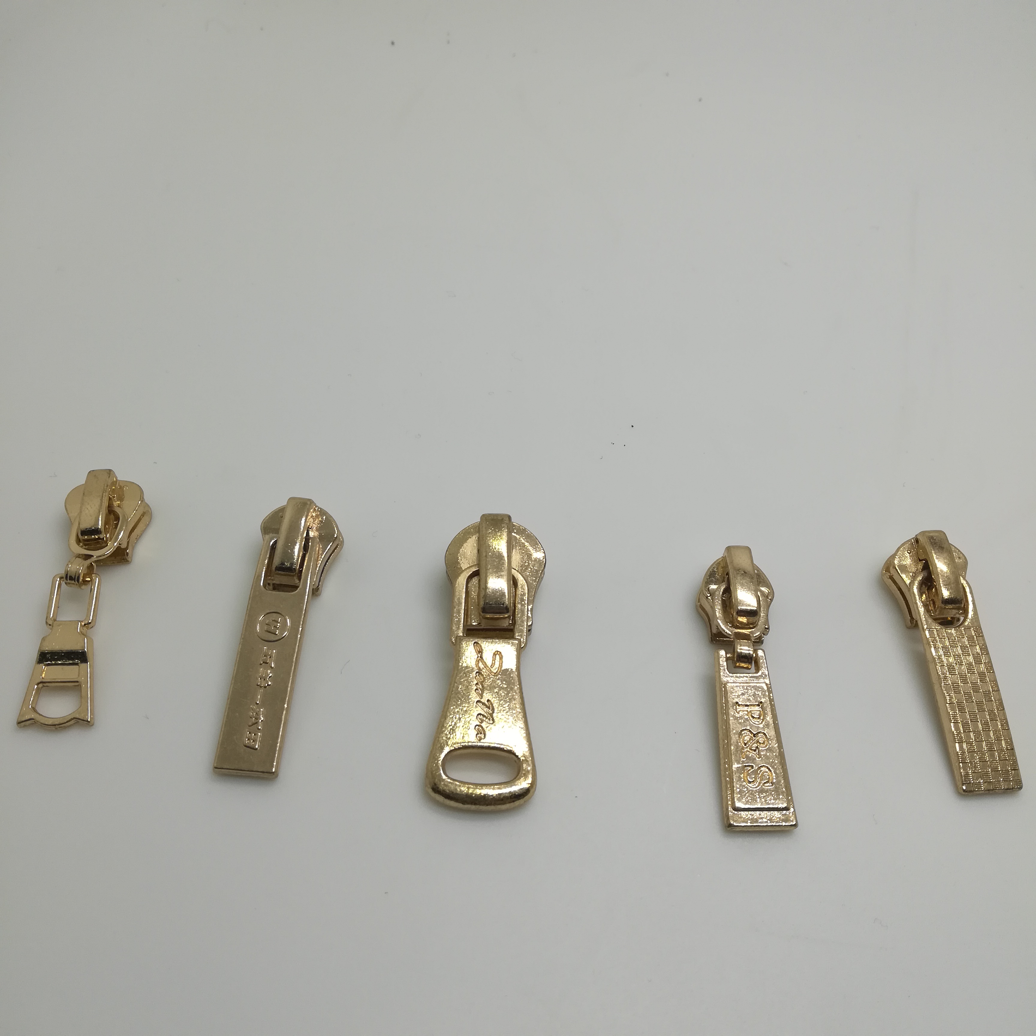 3#5#8# general customizable zipper head custom logo metal pull head zinc alloy luggage clothing thumbnail