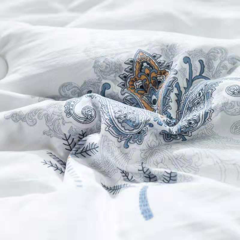 Ywxuege New Winter Is Preferred Rich Velvet Three-Dimensional Warm Winter Quilt - Coconut Tree - White Quilt Application Scenario