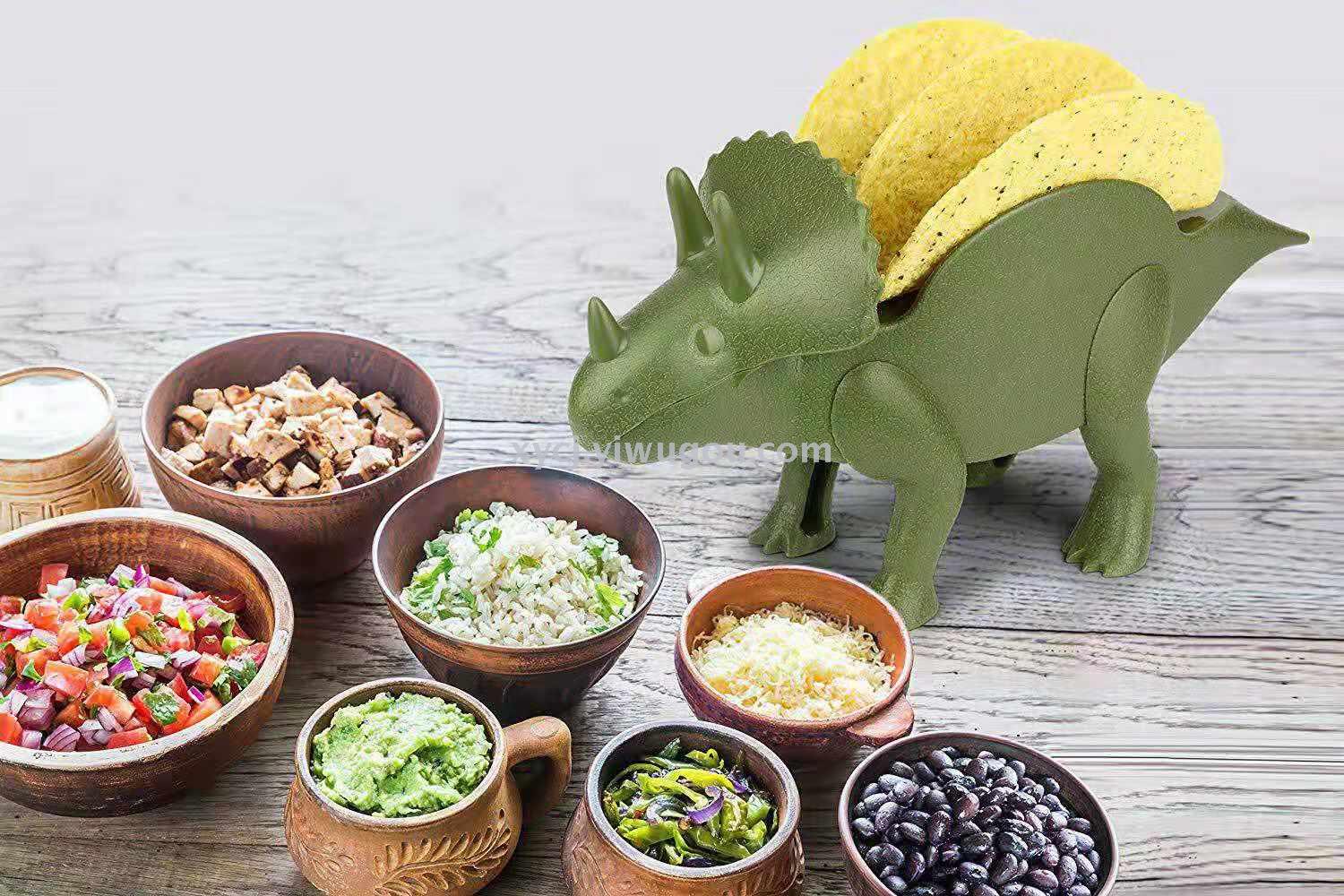 Best-selling Mexican Taco Holder Dinosaur Taco Holder, dinosaur food holder, cornmeal taco holder