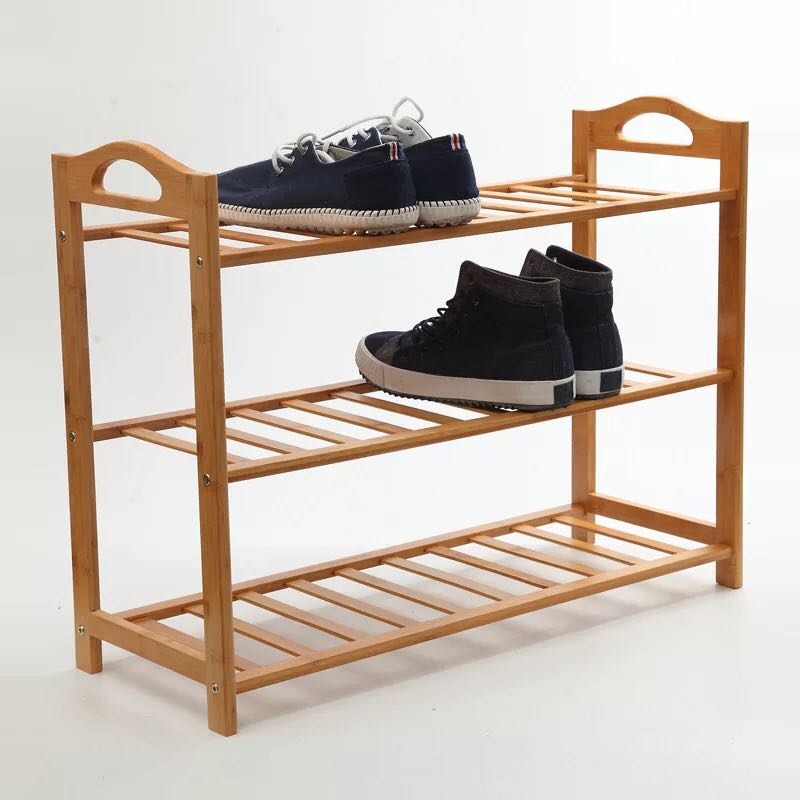 鞋架 楠竹 竹制 多层 定制 加厚 折叠 条形 简约简易 创