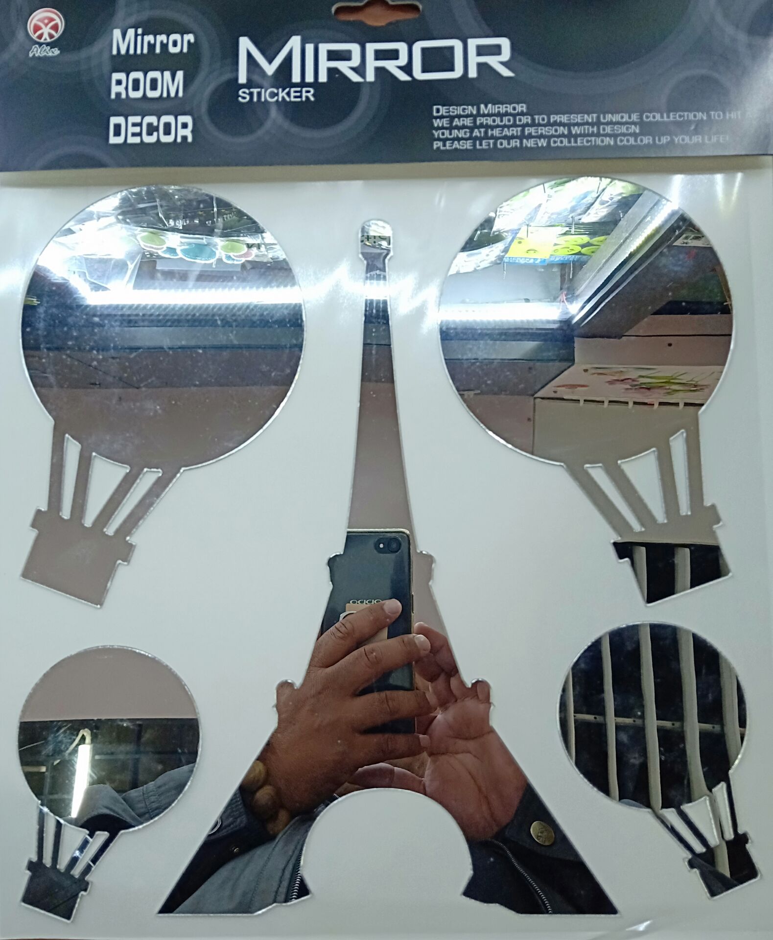 7D立体亚克力镜面造型墙贴室内装饰贴贴纸