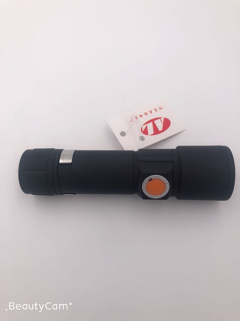 Multifunctional USB zoom flashlight Outdoor emergency flashlight