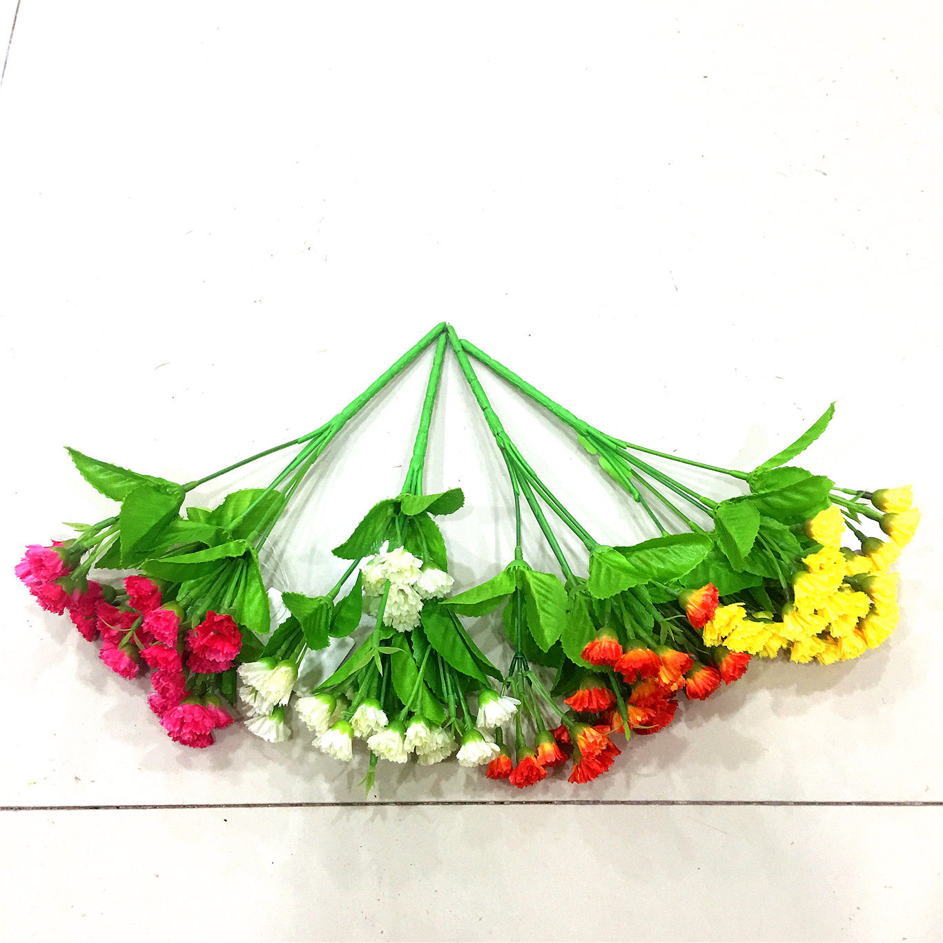 20 small lilac artificial flowers Specification drawing