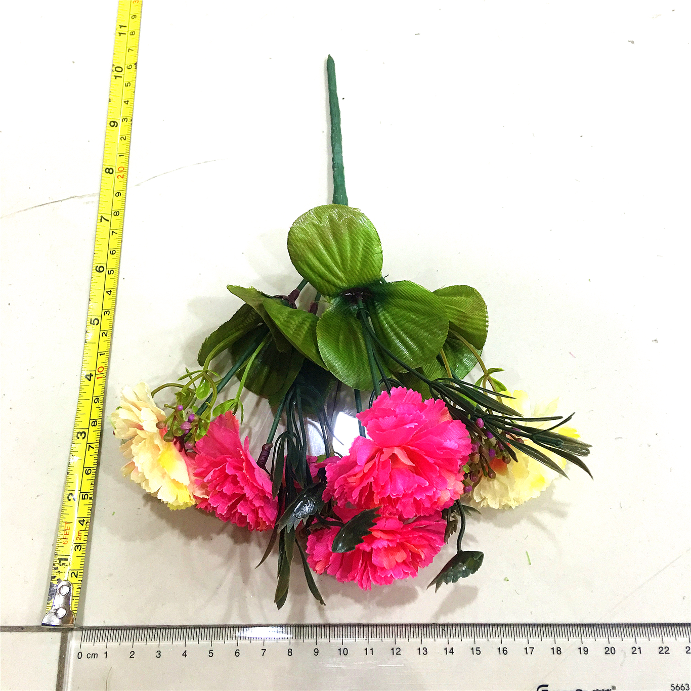 Five-pronged multi-color lilac artificial flower details Picture
