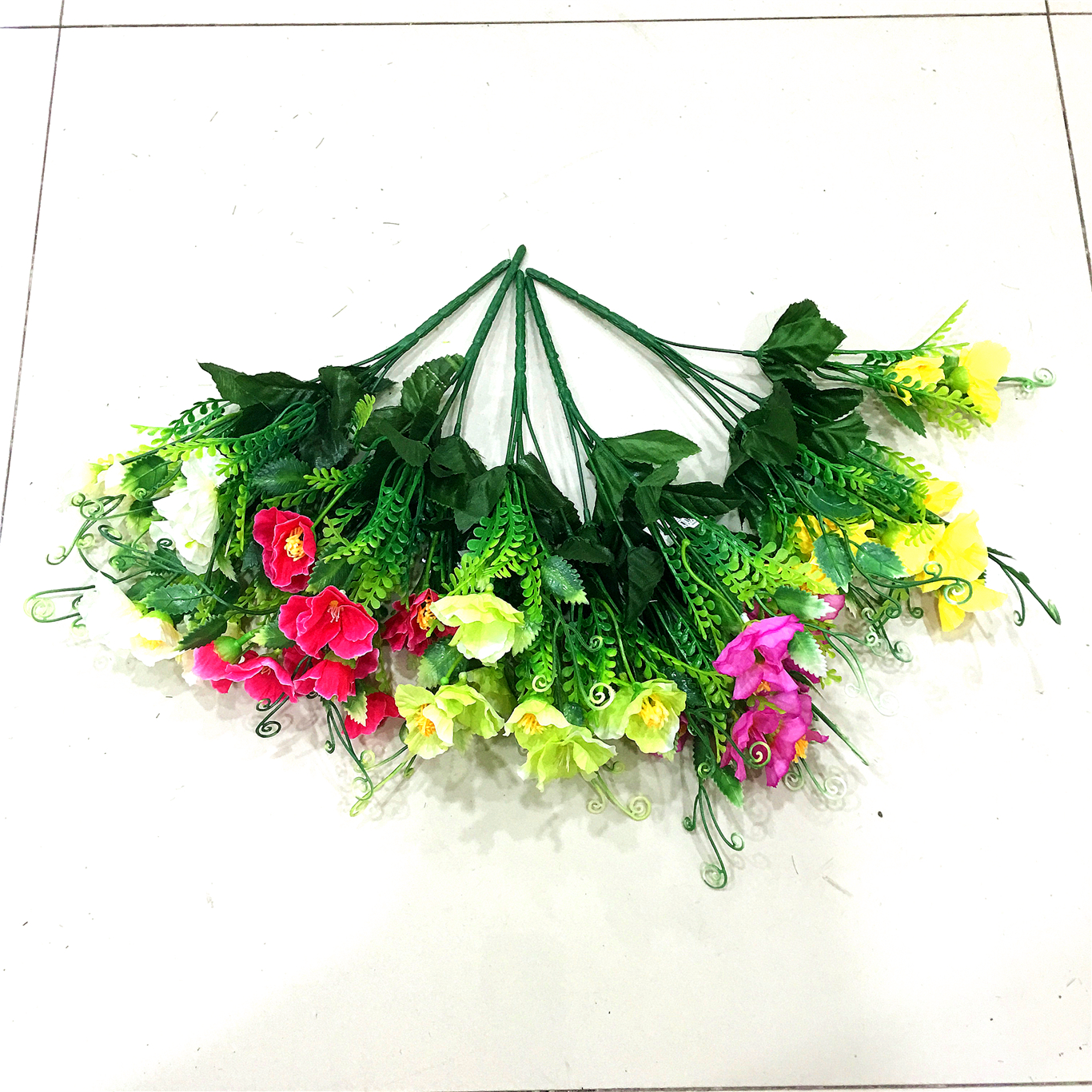 Five-pronged Phalaenopsis artificial flower Specification drawing