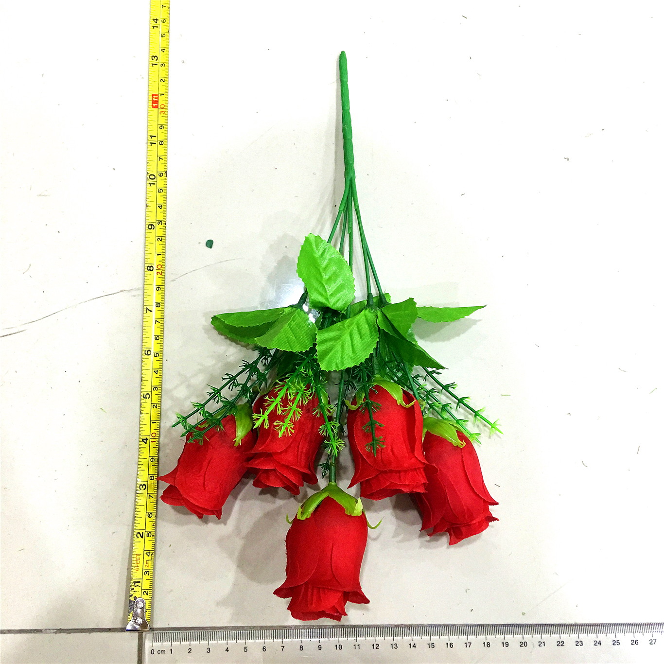 Five artificial spring bud flowers details Picture