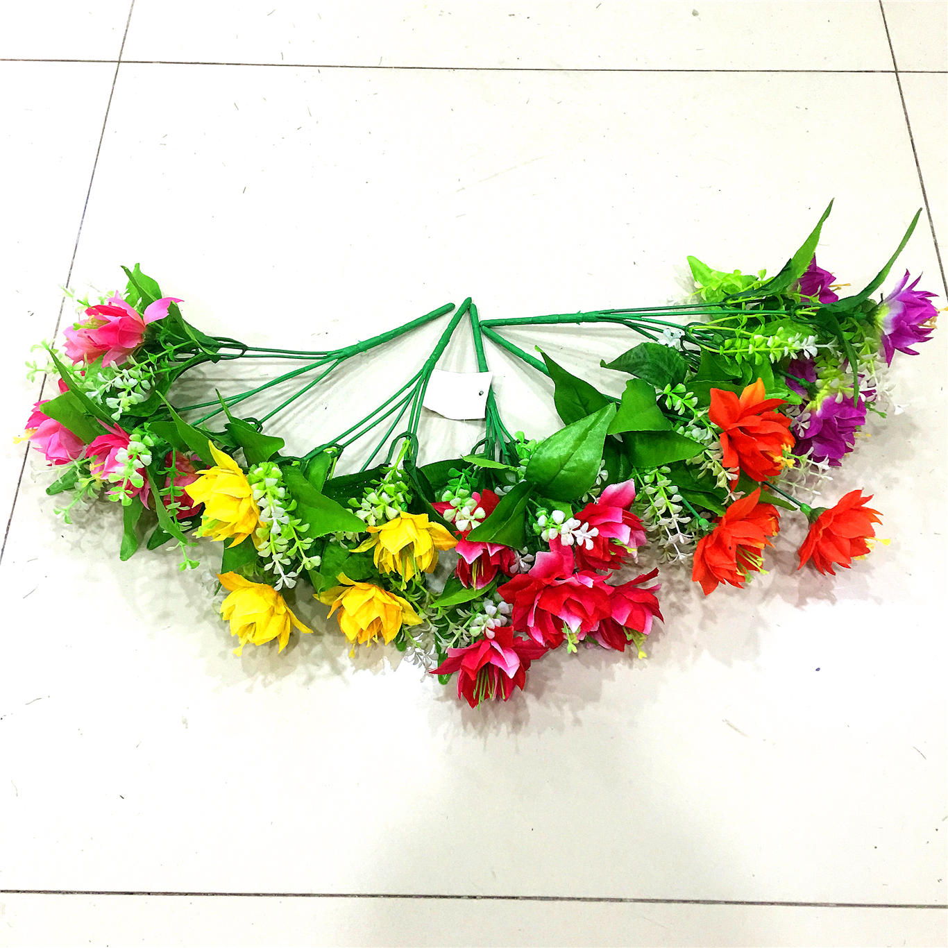Five artificial water lily artificial flowers Specification image