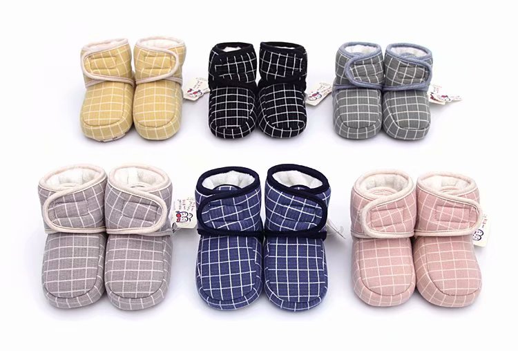 2018年雪力娃冬款婴儿棉鞋