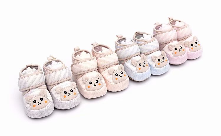 Snowva autumn baby shoes with colorful cotton bear cartoon Specification image
