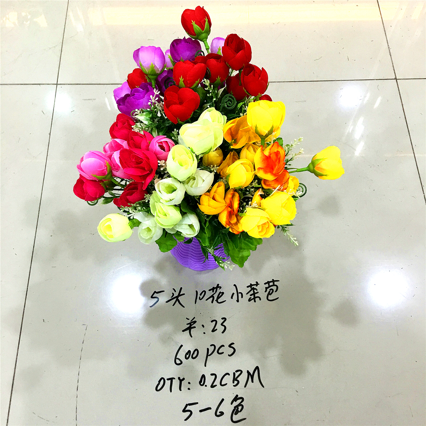 5-head 10-flower small tea bud artificial flower
