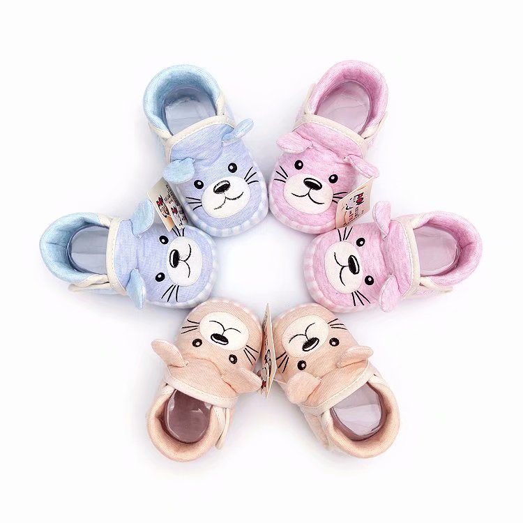 Snowva autumn baby shoes with cartoon small ears and colorful cotton Specification image