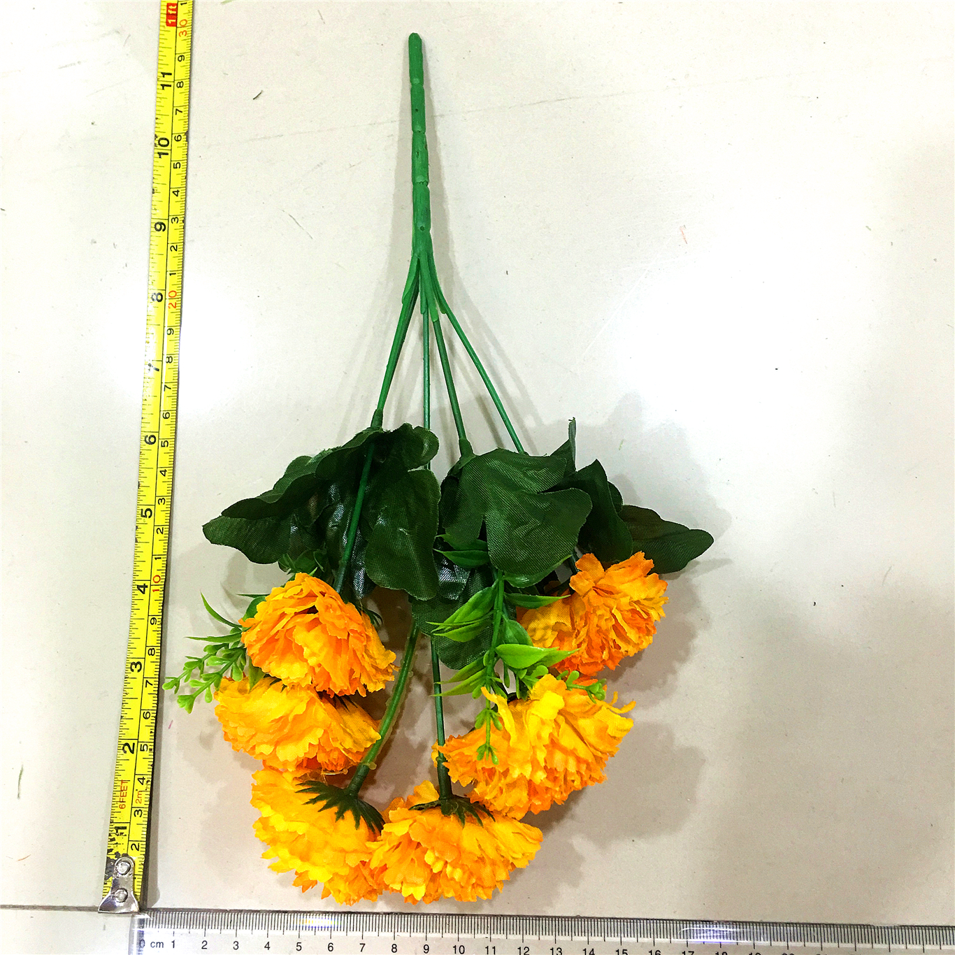 Five-pronged seven-headed lilac artificial flower details Picture