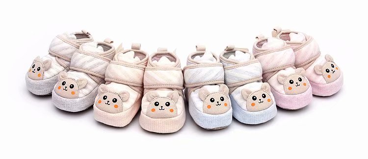 Snowva autumn baby shoes with colorful cotton bear cartoon