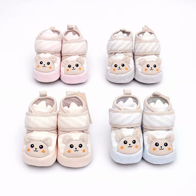 Snowva autumn baby shoes with colorful cotton bear cartoon Application Scenario