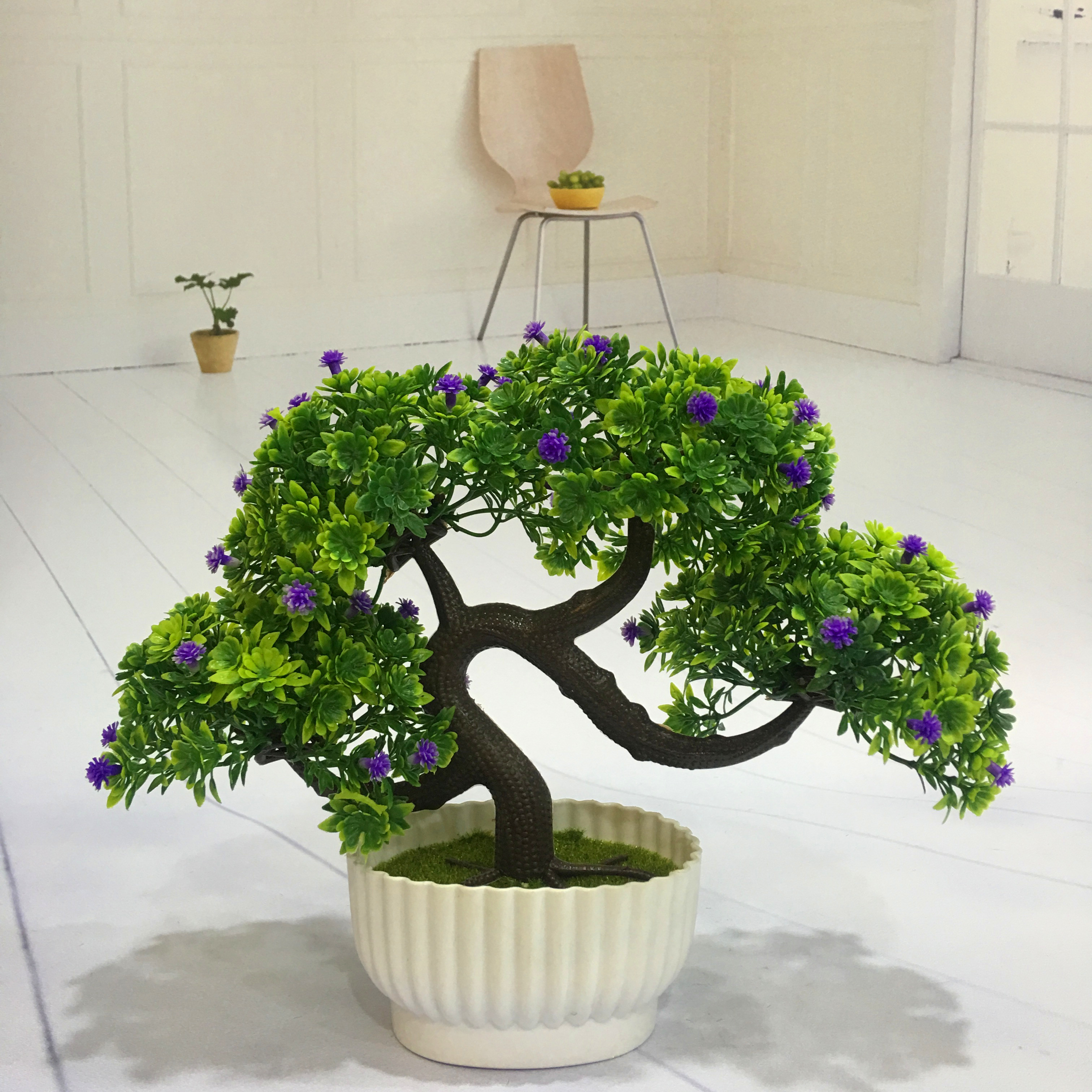 迷你仿真盆景花 小型盆栽 厂家直销仿真花植物