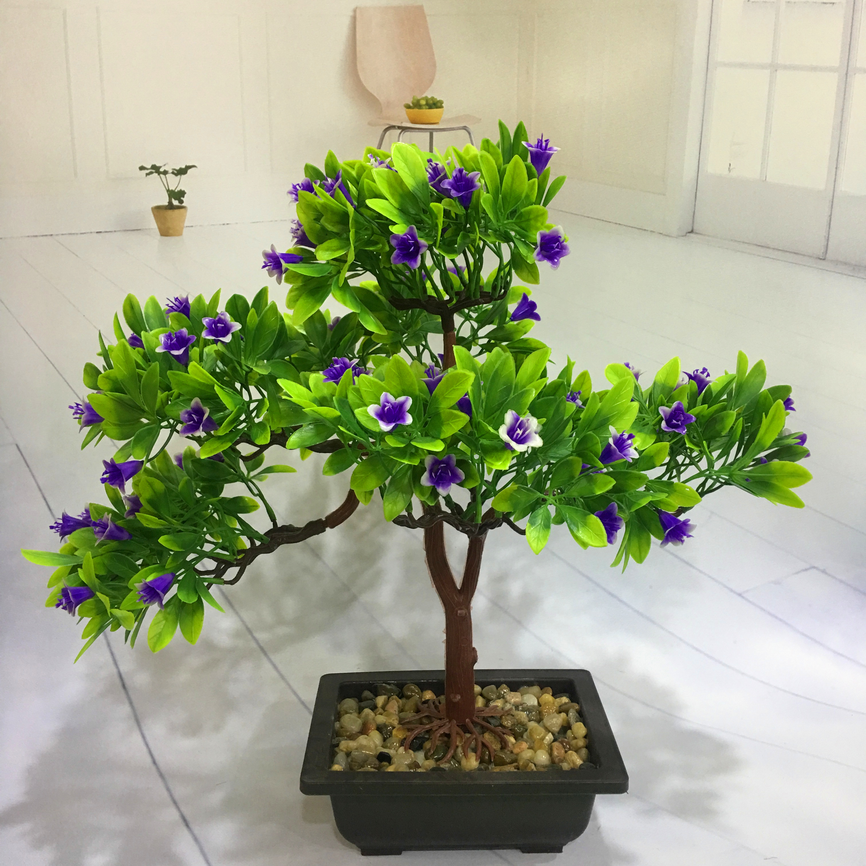 迷你仿真盆景花 小型盆栽 厂家直销仿真花植物