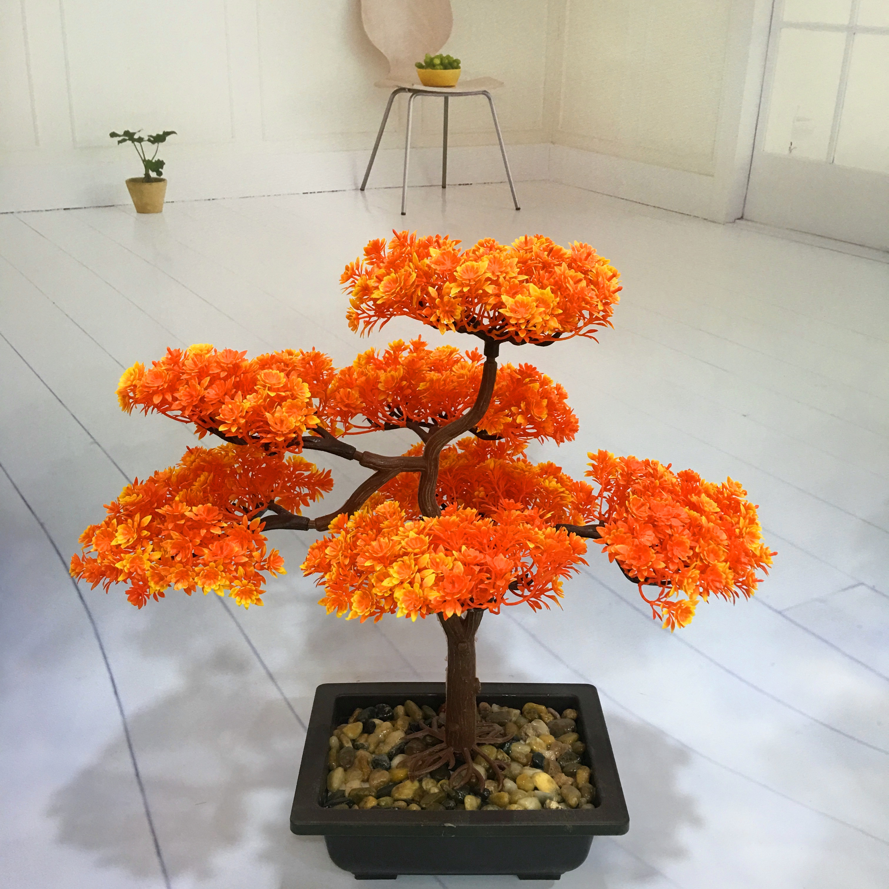 Mini artificial bonsai flowers, small potted plants, factory direct sales of artificial flower plants Application Scenario