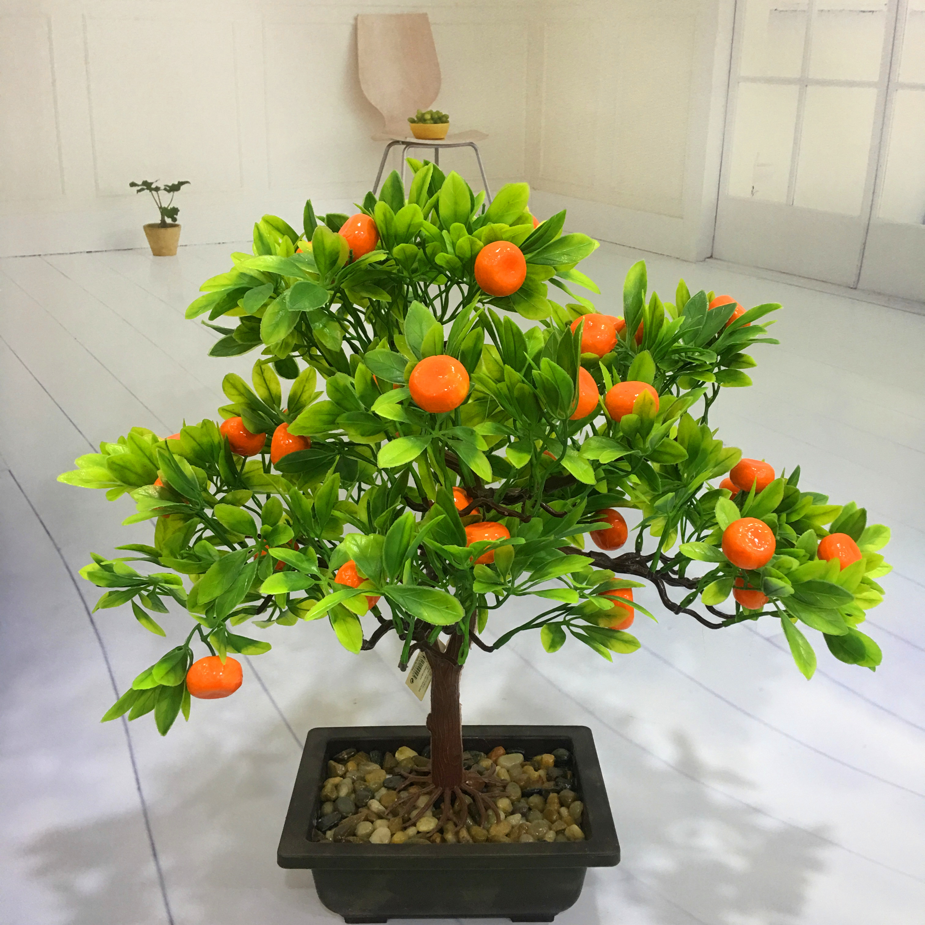 Mini artificial bonsai flowers, small potted plants, factory direct sales of artificial flower plants Specification image