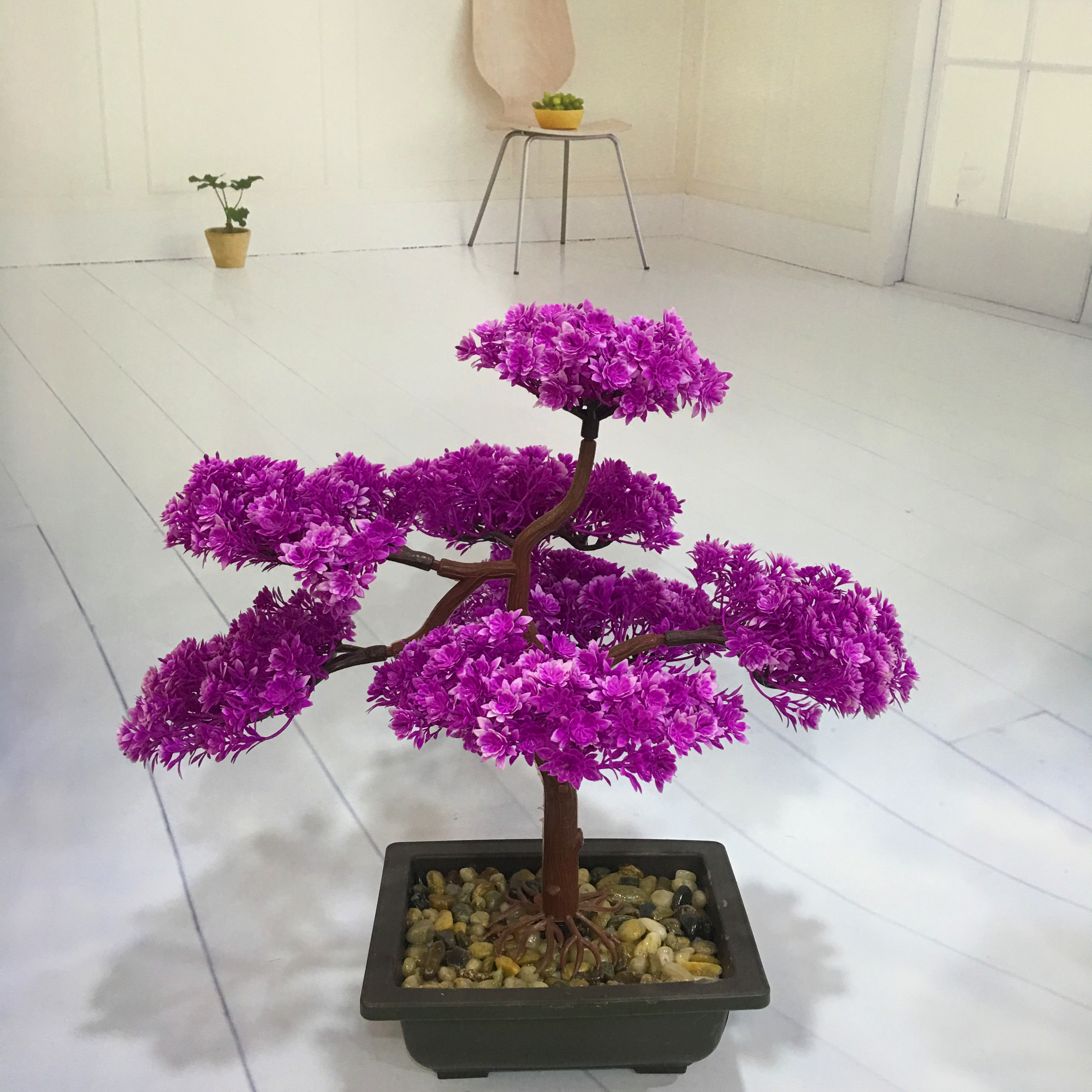 Mini artificial bonsai flowers, small potted plants, factory direct sales of artificial flower plants details Picture