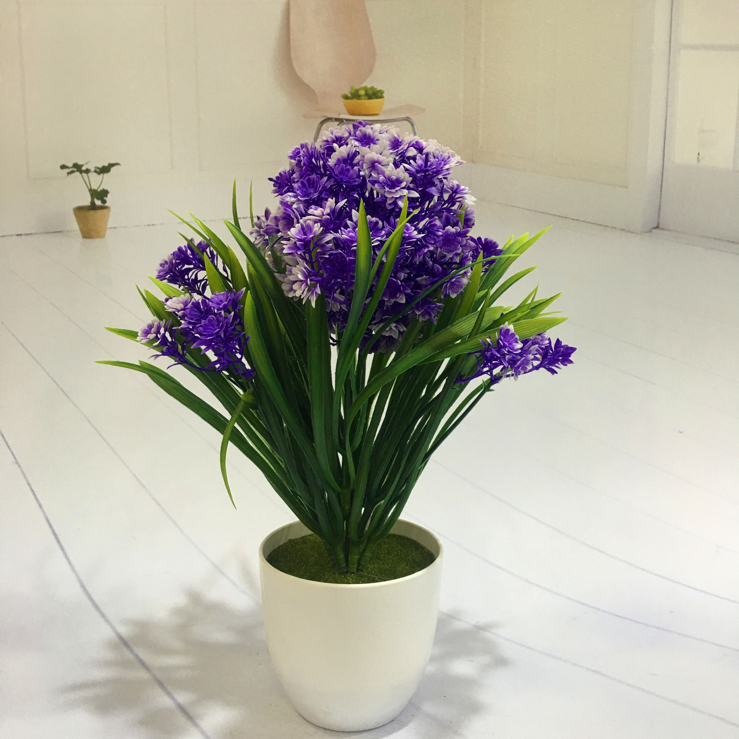 Mini artificial bonsai flowers, small potted plants, factory direct sales of artificial flower plants details Picture