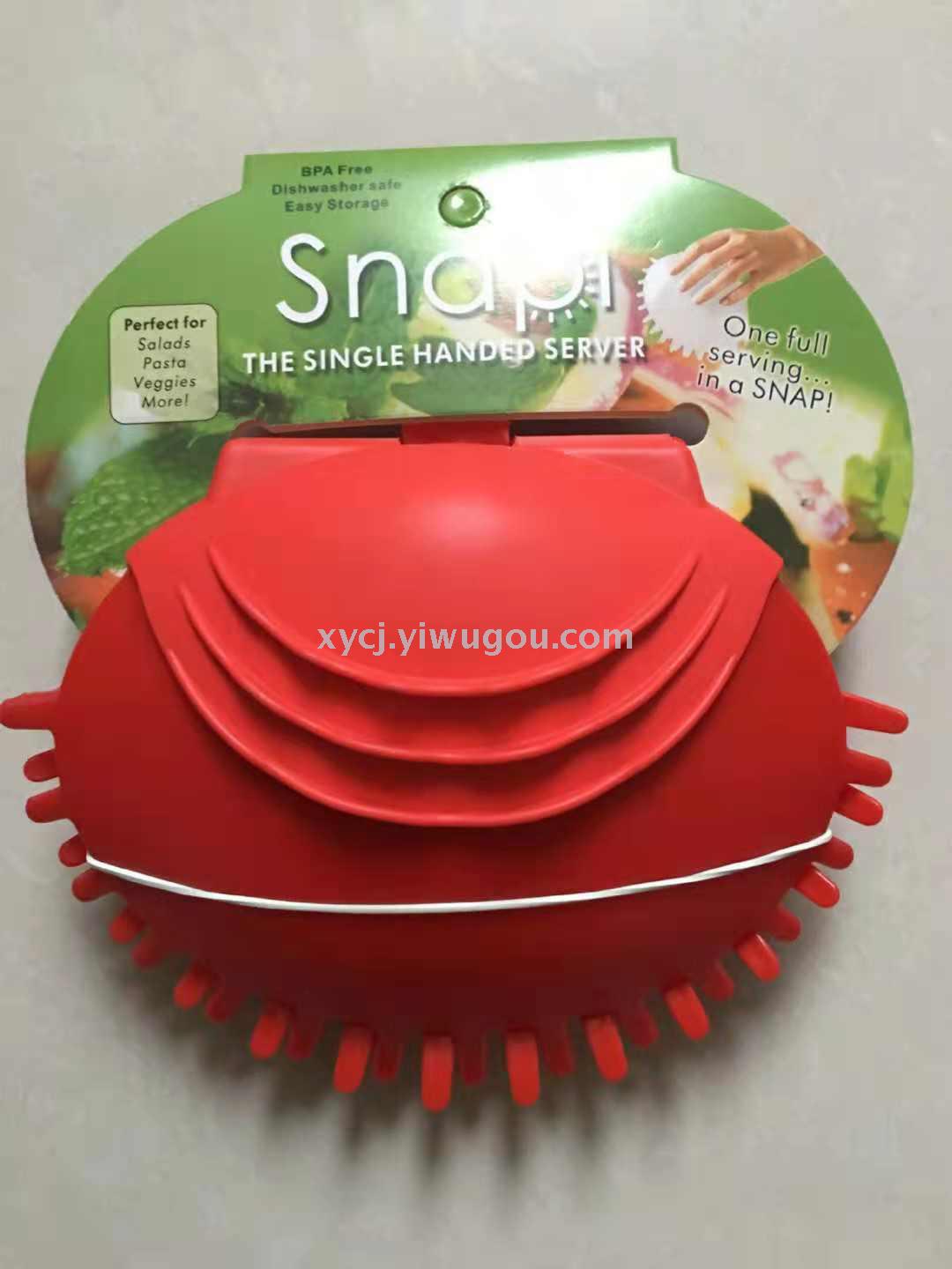 Scallop-shaped creative food clips, fruit and vegetable salad clips, kitchen tool food clips