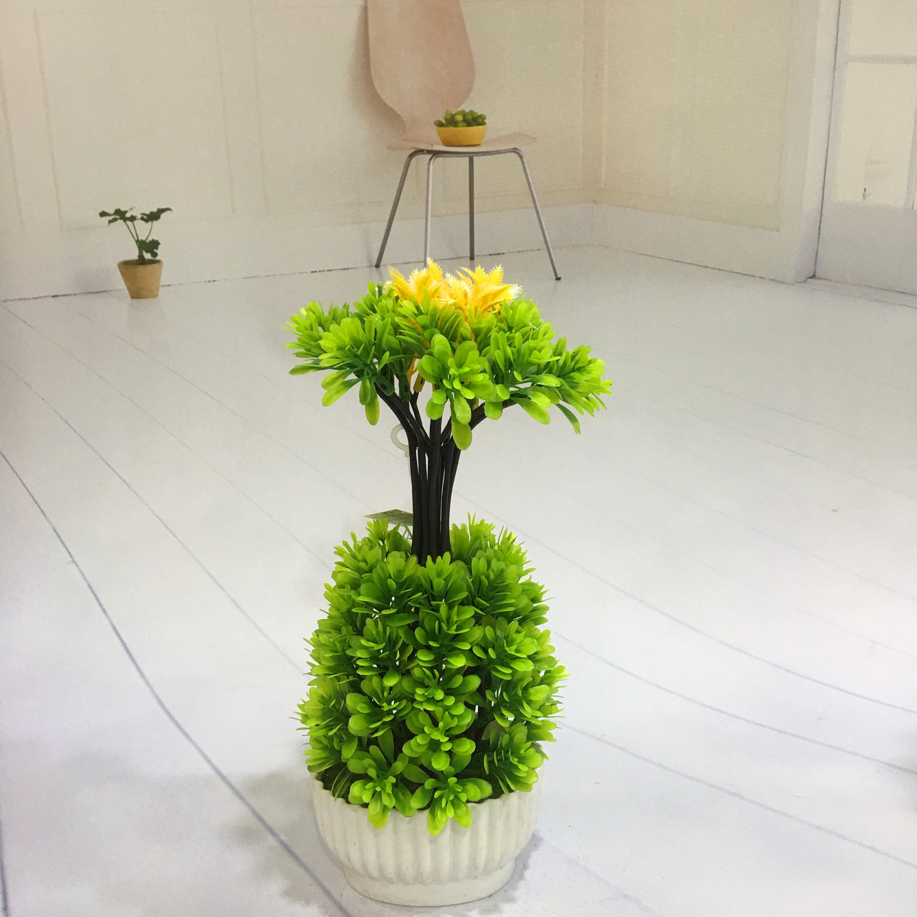 Mini artificial bonsai flowers, small potted plants, factory direct sales of artificial flower plants details Picture