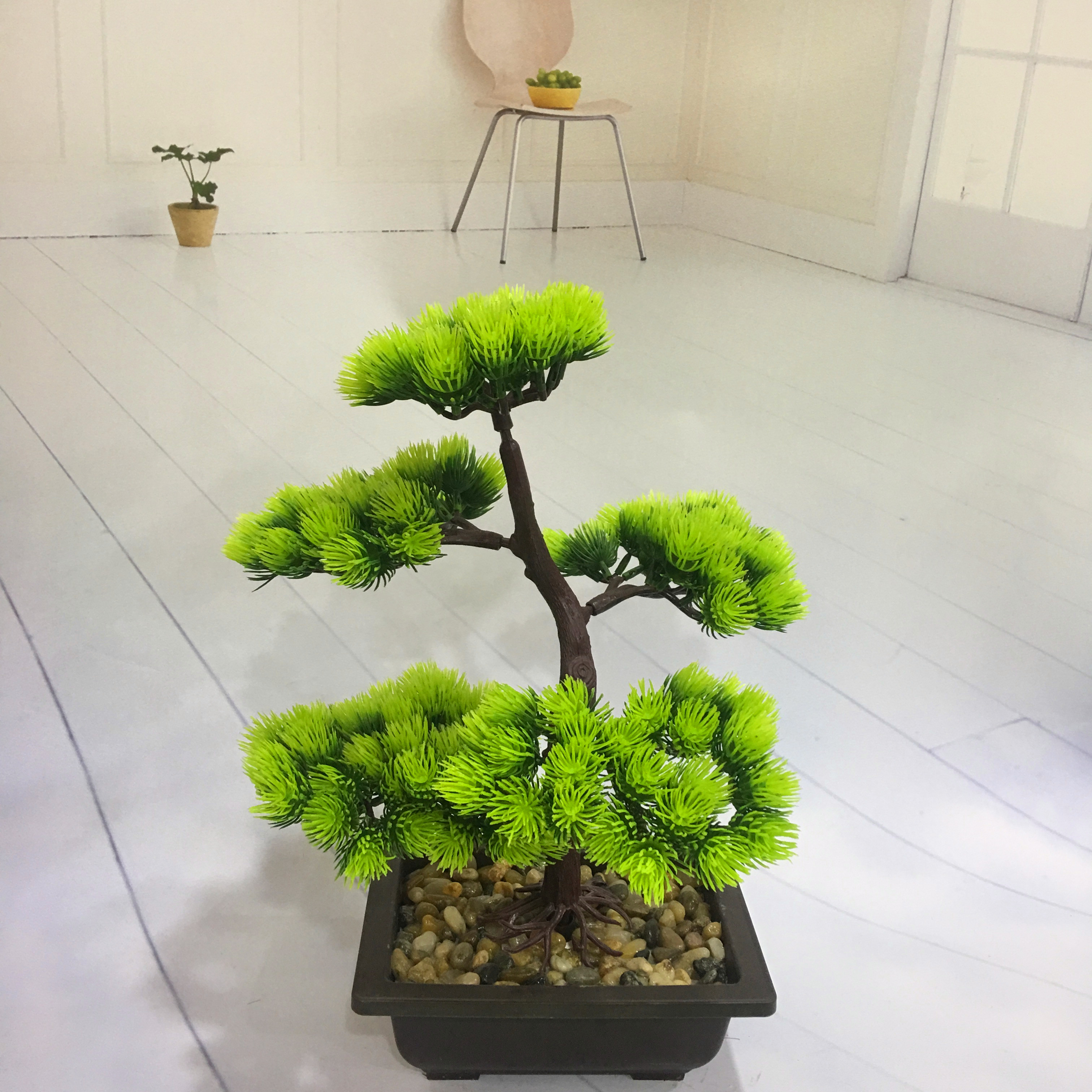 Mini artificial bonsai flowers, small potted plants, factory direct sales of artificial flower plants Application Scenario