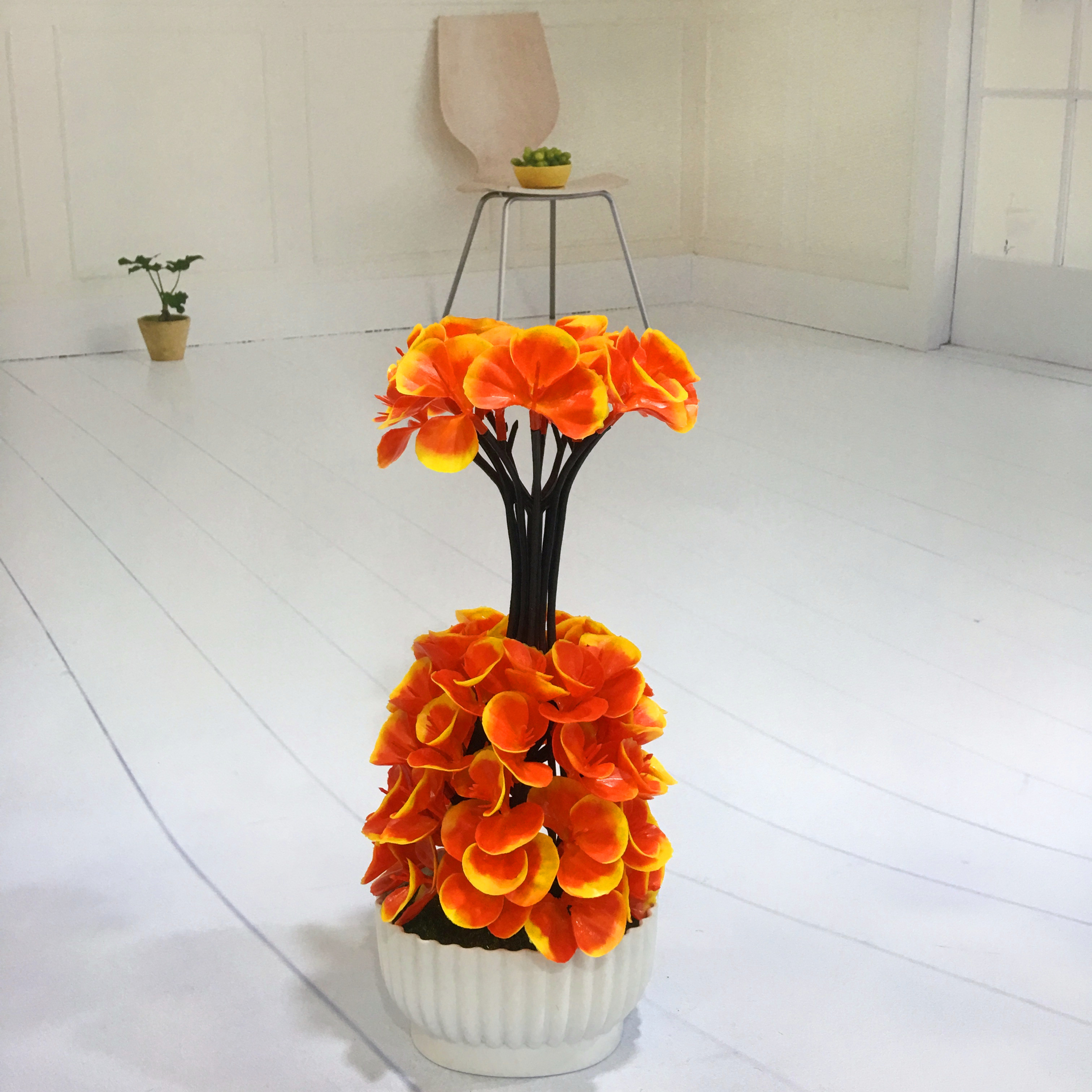 Mini artificial bonsai flowers, small potted plants, factory direct sales of artificial flower plants details Picture